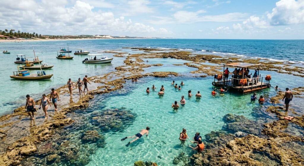 piscinas naturais de Natal